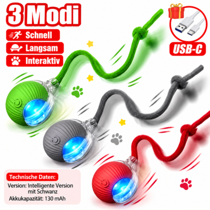 PurrMotion – Interaktiver, selbstbewegender Katzenball